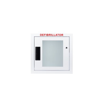 Cubix Safety Fully Recessed, Alarmed and Strobed, Compact AED Cabinet FR-Ss